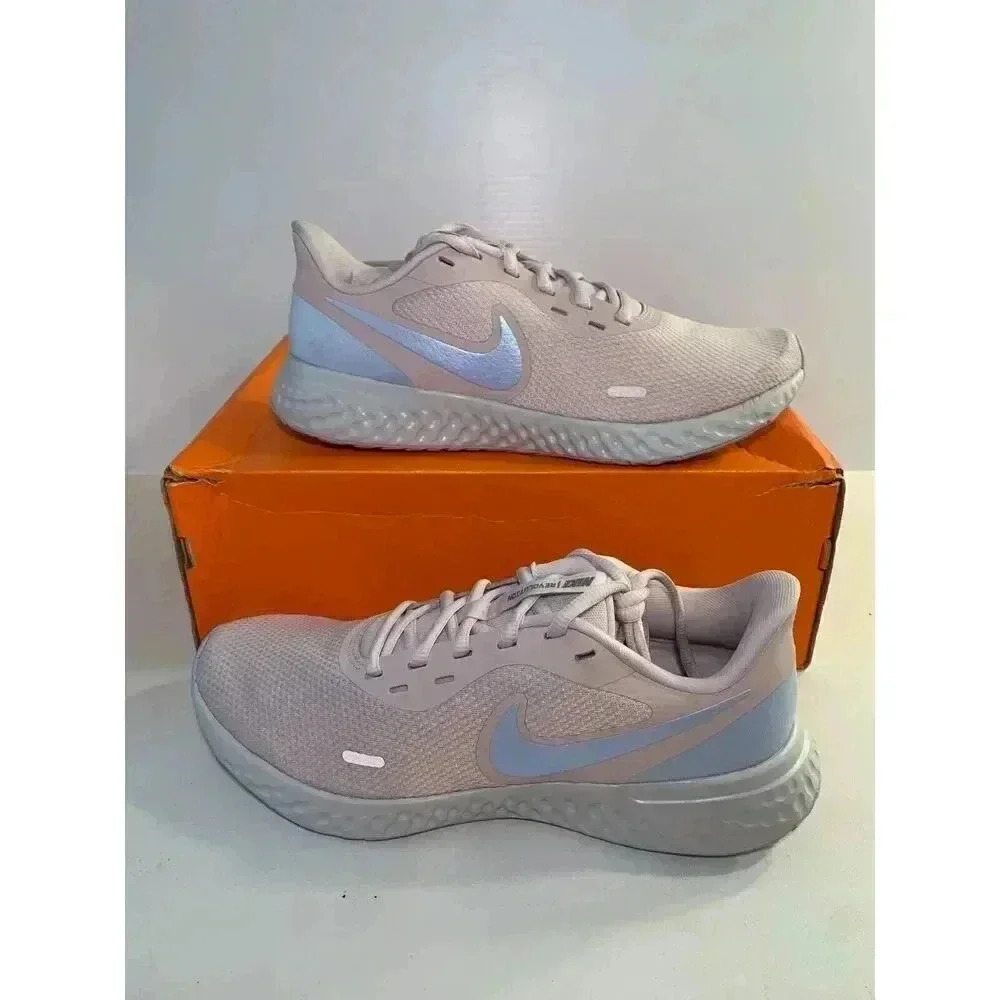 973 Nike Womens Nike Revolution 5 Barely RoseHydrogen BlueUs 10 Womens